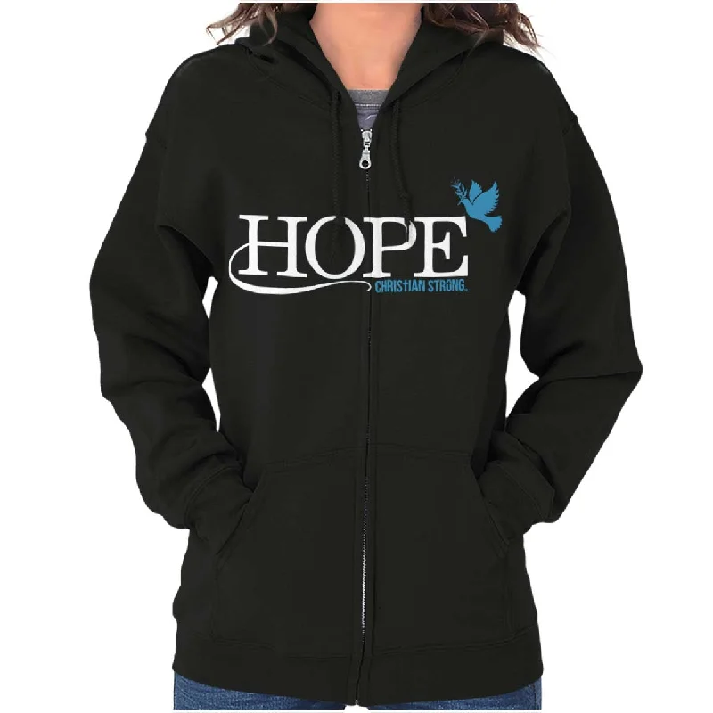 Hope Dove Zip Hoodie