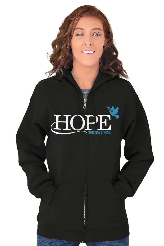 Hope Dove Zip Hoodie