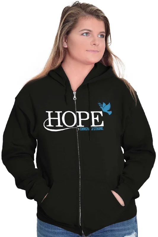 Hope Dove Zip Hoodie