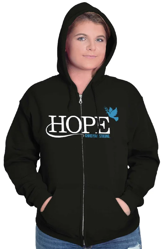 Hope Dove Zip Hoodie