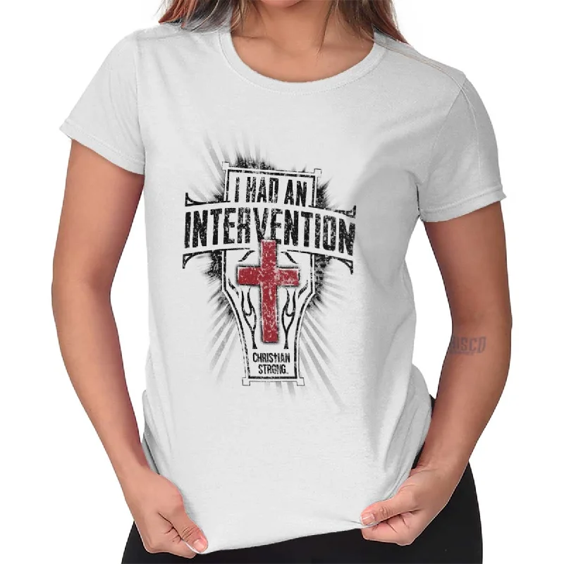 Intervention Ladies T Shirt