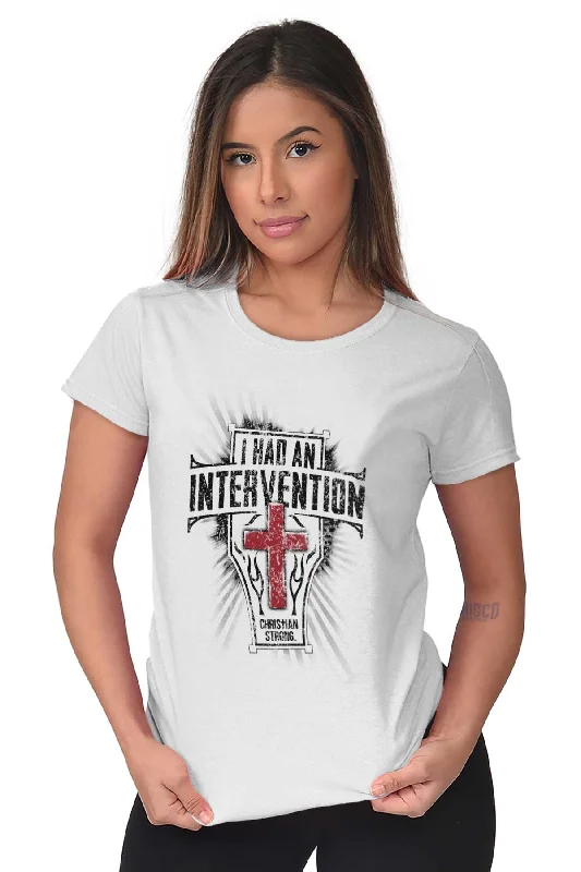 Intervention Ladies T Shirt