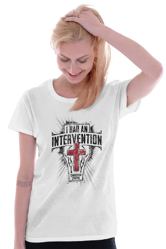 Intervention Ladies T Shirt