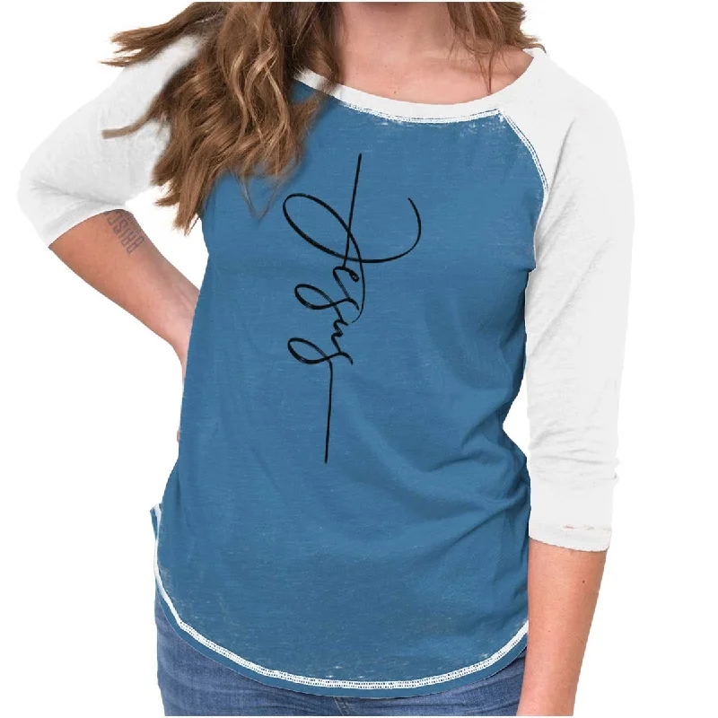 Jesus Fashion Baseball Raglan T