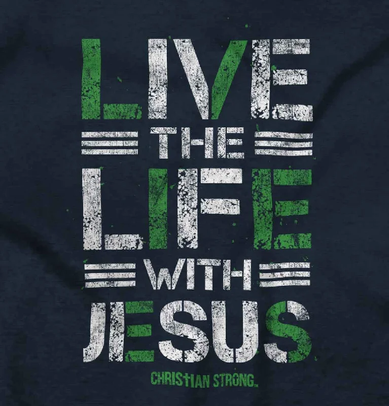 Live The Life Junior Fit V-Neck T-Shirt