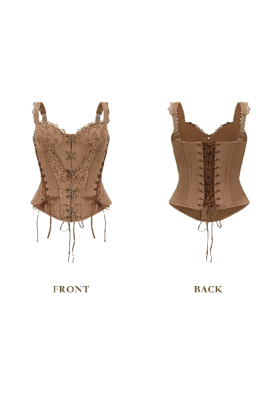 Chocolina Suede Corset