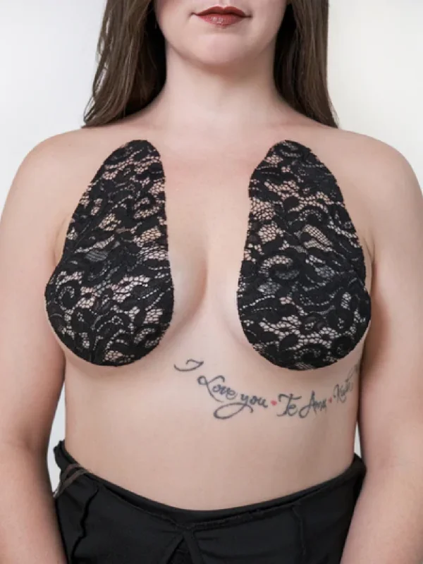 Luxury Lace Breast Tape in Black