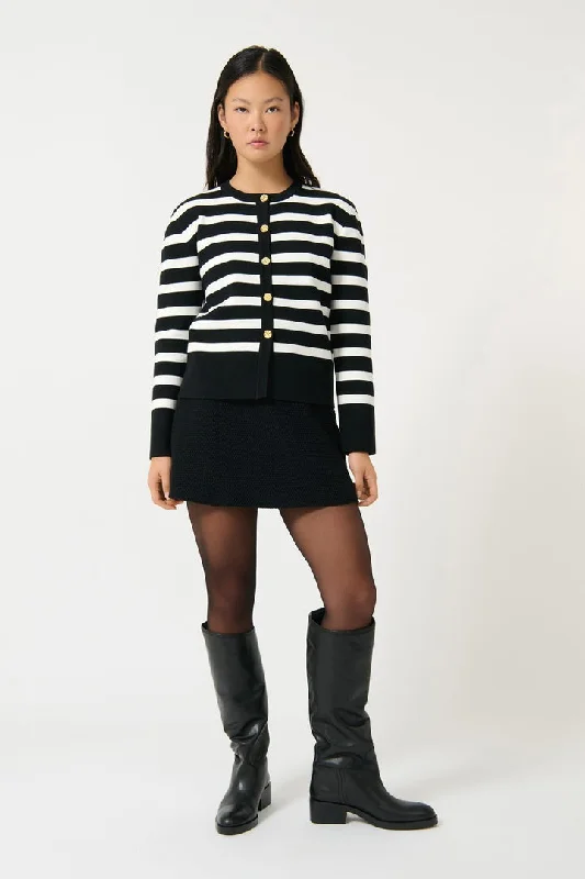 ONTE Gala Cardigan - Black & White