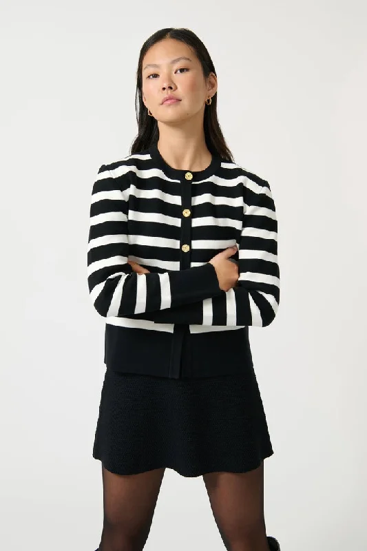 ONTE Gala Cardigan - Black & White