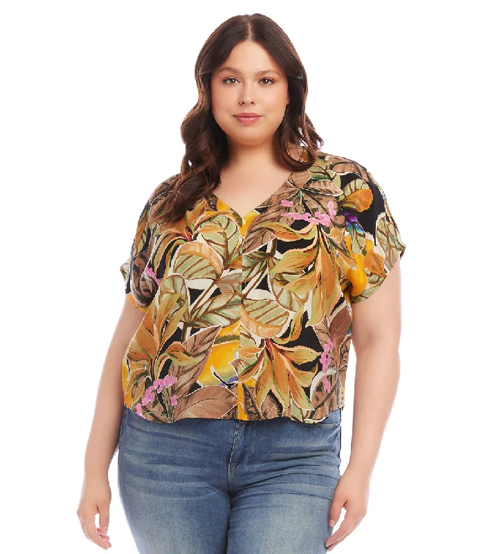 Plus Size Dolman Sleeve Top