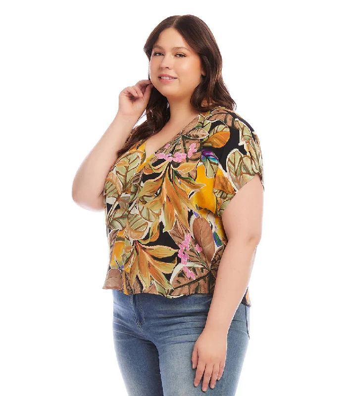 Plus Size Dolman Sleeve Top