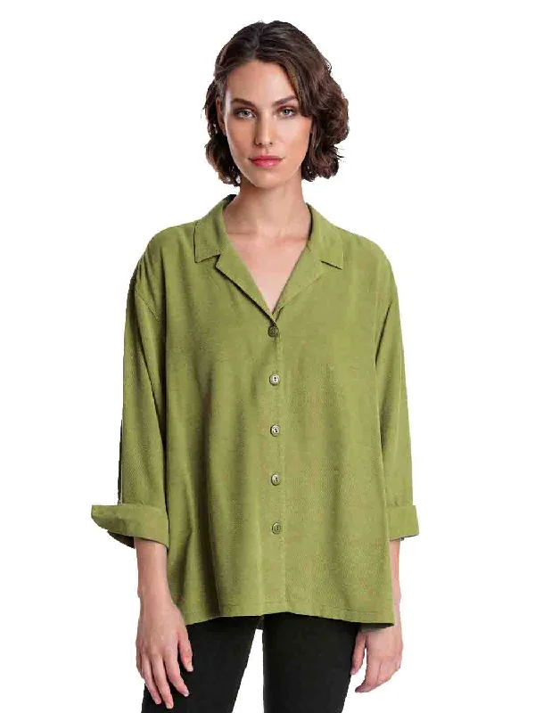 Tianello TENCEL™ Plus Sized  ""Aida"" Blouse -  More Colors