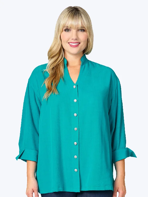 Tianello Plus Sized TENCEL™ ""Taipei"" Blouse