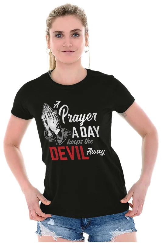 Pray A Day Ladies T Shirt