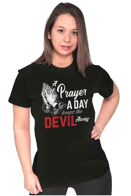 Pray A Day Ladies T Shirt