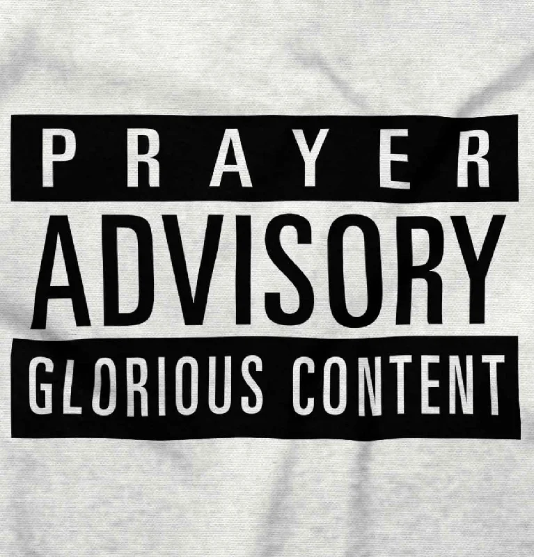 Prayer Advisory Ladies T Shirt