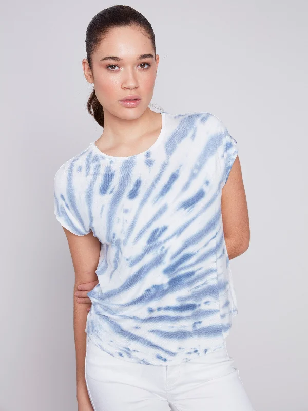 Tie Dye Knit Top - River