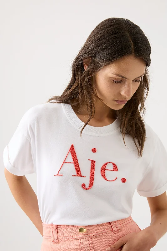 Remi Embellished Logo Tee