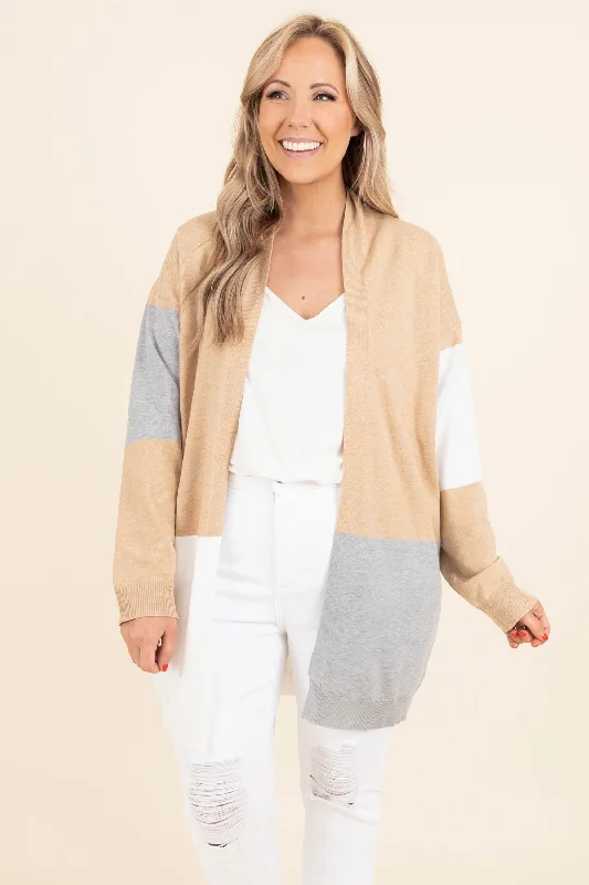 Setting Standards Cardigan, Oatmeal