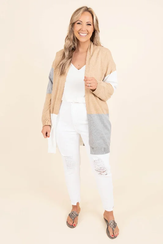 Setting Standards Cardigan, Oatmeal