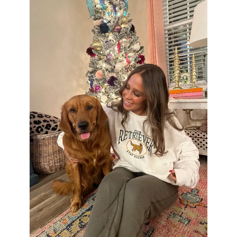 Stay Golden Retriever Graphic Sweatshirt