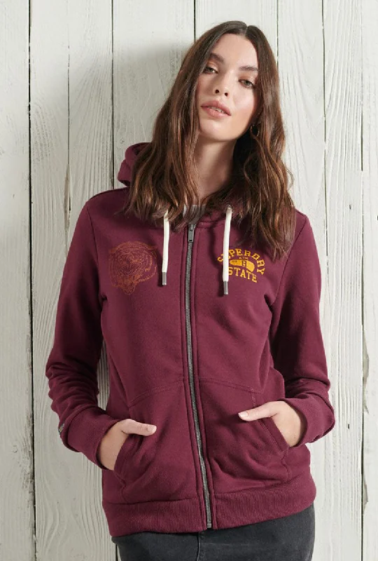 SUPERDRY T&F CLASSIC ZIPHOOD