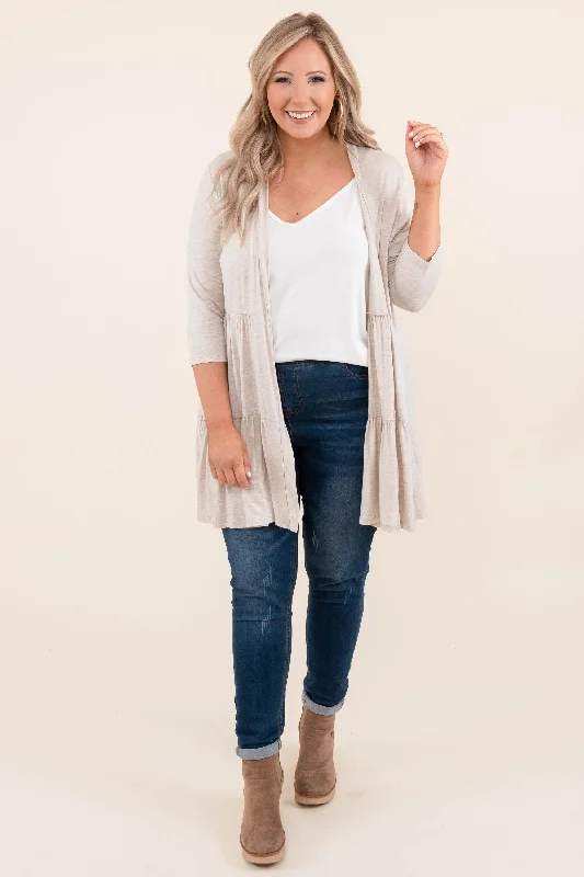 Under The Stars Cardigan, Oatmeal