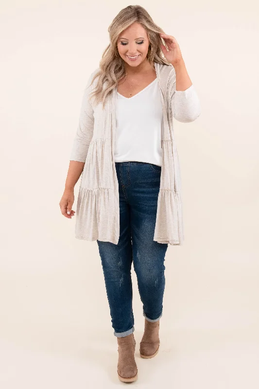 Under The Stars Cardigan, Oatmeal