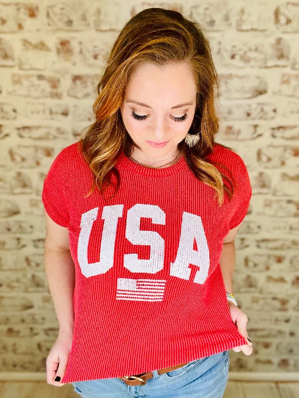 USA Ribbed Top