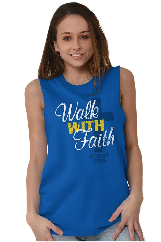 Walk With Faith Sleeveless T-Shirt